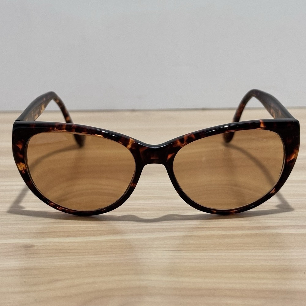 VINTAGE Elizabeth Arden EA SUN 1 Tortoise Oval Sunglasses Hong Kong FRAMES ONLY
